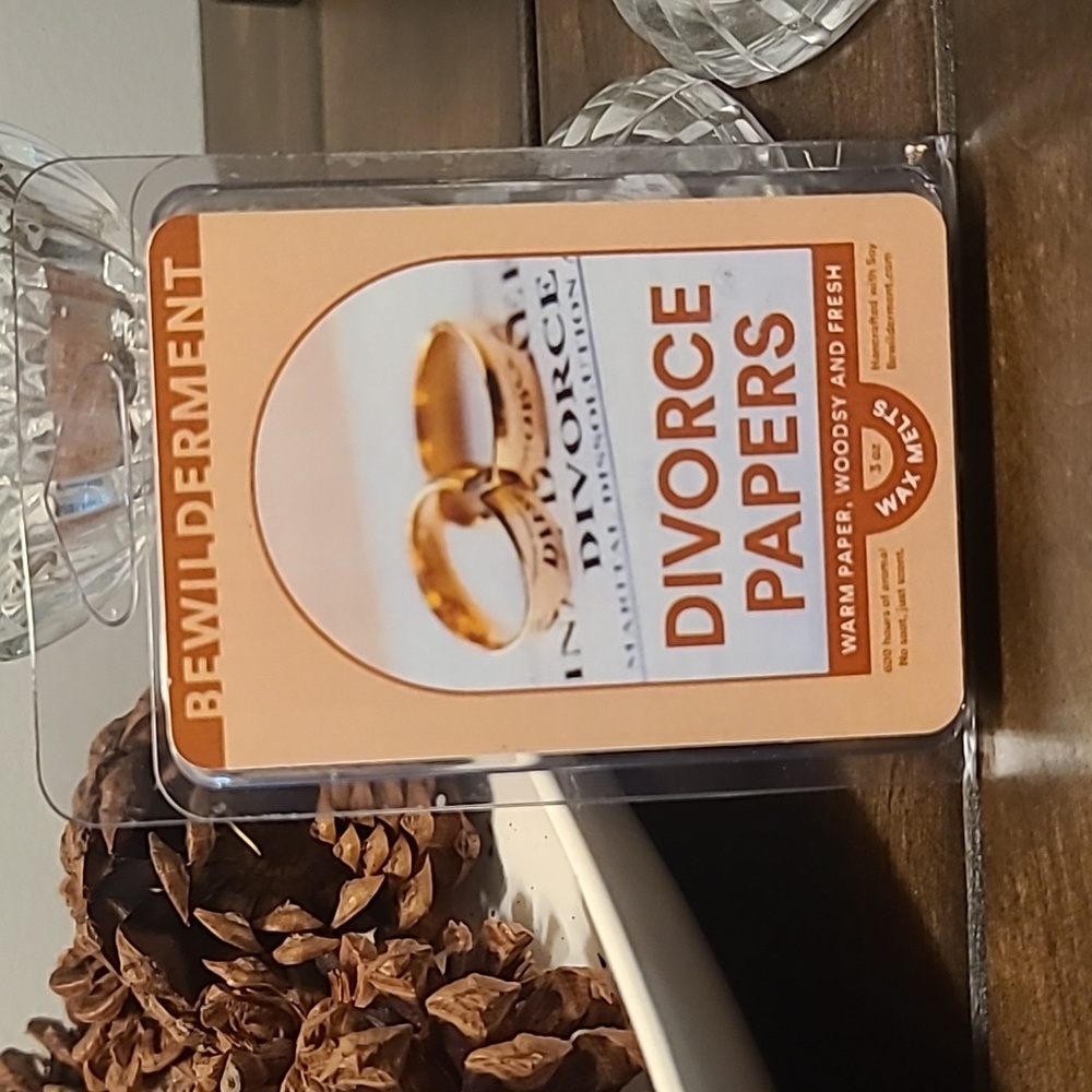 “DIVORCE PAPERS” Crumble soy wax melts